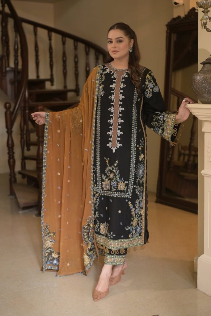 Aneela's Luxury Unstitched Dhanak Suit AS-3160